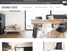 Tablet Screenshot of lieblings-platz.com